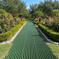Grille perméable de 50 mm avec taille personnalisée 500*500, pavé en béton, zone de remplissage de gravier pour parking