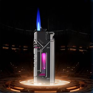 Briquet torche à jet rechargeable sans flamme, moderne, luxueux et tendance, pour cigarettes et cigares - Product Image 6