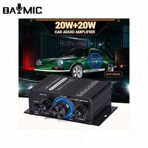 AK170 Mini HIFI, Amplificador de Potencia de 12V para Auto, Módulo Amplificador, Sistema de Sonido para Auto, Altavoz AMP - Product Image 5