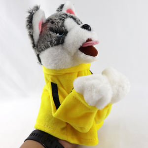 Fabrika toptan savaş oyunu dolması hayvan interaktif elektrik <span class=keywords><strong>husky</strong></span> kukla eldiven kung fu köpek boks sesli oyuncak - Product Image 2