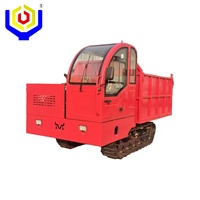 Mini-dumper sur chenilles multifonctionnel, moteur diesel, 3 tonnes, transporteur haute performance pour la construction