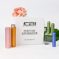 Botol Parfum Kecil 5ml 8ml Kit Sampel Kaca dengan Kotak Kertas Logo Kustom