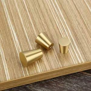 GQK Brass Cylindrical Furniture <b>Knobs</b> & <b>Cabinet</b>/Drawer Handles Minimalist Design Durable Eco-Friendly Adjustable - Product Image 5