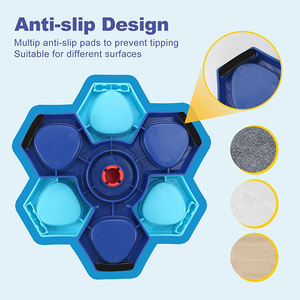 Bol de nourriture pour chien interactif, écologique, nourriture lente, puzzle, durable, en plastique moderne, imperméable, qui couine, <span class=keywords><strong>anti</strong></span>-ennui, portable pour animaux de compagnie - Product Image 6