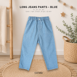 Le tissu denim lavé crée une apparence unique, offrant un confort doux et une qualité fiable pour les enfants actifs au quotidien. - Product Image 3