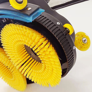 FS-007 <b>Walk</b> Behind Floor Scrubber 36V Battery Double Brush 800-1000m/h Commercial Floor Cleaning <b>Machine</b> - Product Image 5