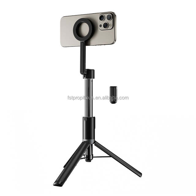TELESIN 1.3M Portable Vlog Selfie Stick Tripod for iPhone for Smartphone With Wireless BT Remote Magnetic 360 Degree Rotation