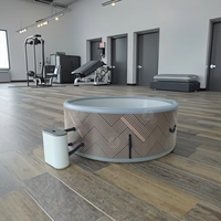 NOUVEAU Spa gonflable portable d'extérieur à installation rapide pour la relaxation à domicile