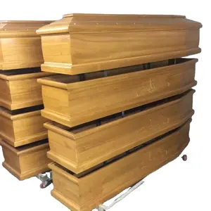 Proveedor chino Tablero de madera de Paulownia Tablero de ataúd de madera para funeral