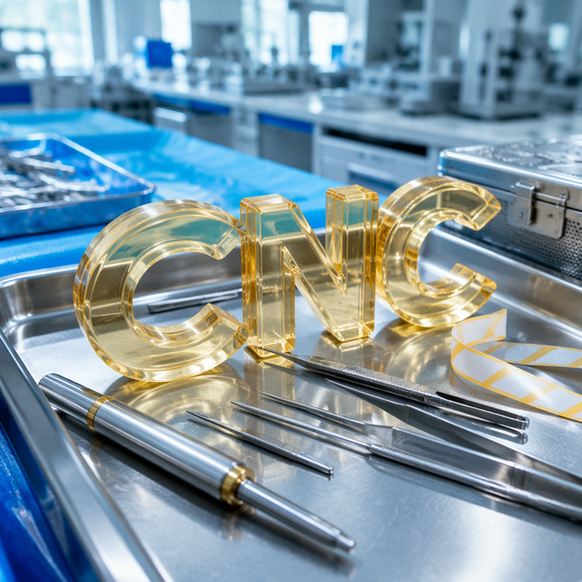 Custom CNC PC/ABS Injection Molded Clear Amber Autoclavable Plastic Components OEM for Medical Surgical Device