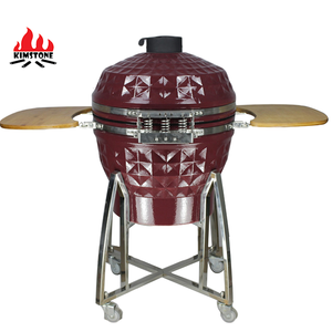 24 Inch Ceramic Smoker Kamado Auplex  BBQ Grill Large kamado Cermico Japons Kamado Supply with  Ash Removal <span class=keywords><strong>Pan</strong></span> - Product Image 1