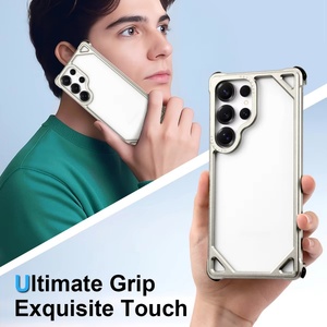 เคสโทรศัพท์กันกระแทกขอบอะลูมิเนียมคุณภาพสูงสำหรับ <span class=keywords><strong>Samsung</strong></span> S26 S25 Ultra พร้อมฝาครอบซิลิโคนนุ่มป้องกันมุมทั้งสี่ - Product Image 3