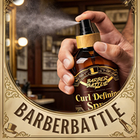 Spray texturisant pour ondulations à logo personnalisé de marque propre, redonne instantanément vie et éclat aux boucles lisses, fournitures de barbier, salon professionnel, vente au détail