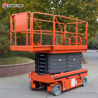 Plateforme élévatrice à ciseaux hydraulique électrique portable avec livraison gratuite