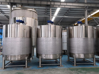 Réservoirs en acier inoxydable personnalisés pour l'équipement de fermentation