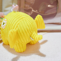 Peluche personnalisée, jouet en peluche doux et moelleux, éléphant, OEM ODM, usine, animal mignon, porte-clés, fabricant de peluches personnalisées