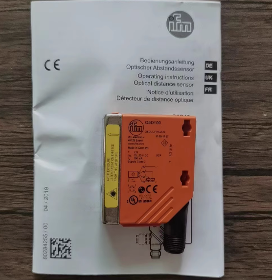 IFM OID200 Sensore Di Distanza Fotoelettrico - 10-30VDC, Portata 0,03-2m, IP65/IP67, Tedesco Sensore Industriale Tedesco