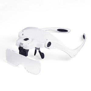 9892B2 हाथ नि: शुल्क बरौनी विस्तार आवर्धक कांच के साथ एलईडी रोशनी - Product Image 1