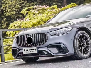 ชุดบอดี้รถ S63สไตล์ <span class=keywords><strong>AMG</strong></span> สำหรับรถเบนซ์เอสคลาส W223 S350 S320 S400 S450 <span class=keywords><strong>S500</strong></span> 2021 <span class=keywords><strong>2022</strong></span> 2023 2024กันชน2025 - Product Image 5