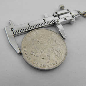 Mini Calibro a Corsoio Funzionale Portachiavi, Strumento di Misurazione Portatile in Lega, <span class=keywords><strong>Regalo</strong></span> <span class=keywords><strong>per</strong></span> Ingegneri e Artigiani, Disponibile all'Ingrosso - Product Image 4