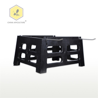 Outils pour apiculture à la ruche, Support de ruche en plastique noir, Base pour apiculture