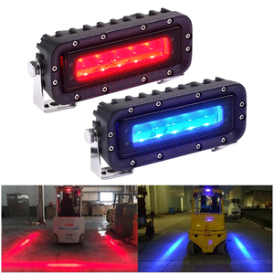 Red Zone Line Side Mounted Security Hazard <b>Spot</b> Blue Safety <b>Led</b> Pedestrian Danger Area Light - Product Image 1