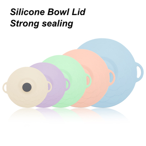Lot de 5 couvercles en silicone pour bol Couvercle en silicone pour micro-ondes avec 5 tailles de couvercles réutilisables résistants à la chaleur pour tasses, bols - Product Image 5