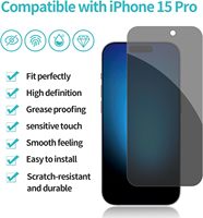 Protection d'écran anti-espion à couverture intégrale en verre trempé pour iPhone 18 17 16 15 Pro Max 14 13 12 11 6 7 8 Plus anti-rayures