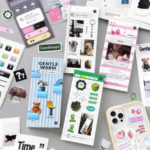 Paquete de 20 Pegatinas Decorativas para Diario, Serie Compartiendo el Dí<span class=keywords><strong>a</strong></span> <span class=keywords><strong>a</strong></span> Dí<span class=keywords><strong>a</strong></span>, Base para Decoración DIY - Product Image 1