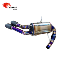 Silencieux d'échappement Valvetronic aspect titane pour BMW I8 I12 I15 Coupé Roadster 1.5T 2014+ Bleu Brûlé Performance Performance Pipe