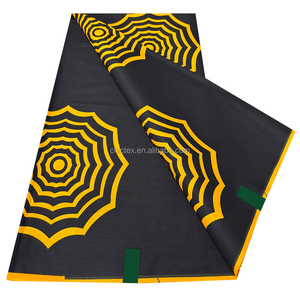 Tissu Africain Imprimé en Coton de Haute Qualité, Style Ankara, <span class=keywords><strong>6</strong></span> <span class=keywords><strong>Yards</strong></span> de <span class=keywords><strong>Pagne</strong></span> Africain en Cire Hollandaise, Fourniture d'Usine - Product Image 2