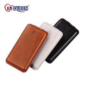 Banque d'alimentation portable M-Queen 8000mAh en PU pour charger les téléphones mobiles, étui en cuir, banque d'alimentation - Product Image 2