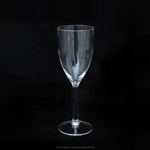 8,5 <span class=keywords><strong>OZ</strong></span> White color Classic design acrylic plastic 260 ml wine glass least wholesale - Product Image 4