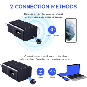 Caméra USB avec vision nocturne et prise en charge MicroSD, mini surveillance 1080P pour la sécurité à domicile et au bureau - Product Image 5