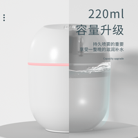 Mini humidificateur USB portable à brume fraîche, ultra silencieux, petit humidificateur pour chambre à coucher, bureau, voiture, voyage