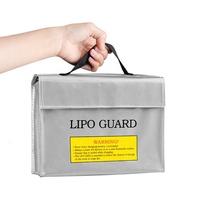 Sac de rangement ignifuge pour batterie 240x65x180mm, sac de protection pour batterie RC, sac de charge anti-explosion pour jouets électriques