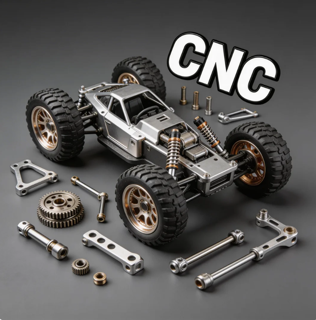 1/28 High Precision Aluminum RC Car Rims for Kyosho Mini-Z Drift Car Wheels Custom CNC Machining Services