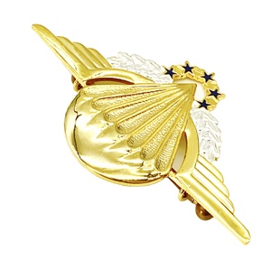Badges en métal plaqués or personnalisés pour collier, nouveau design, pour parachutistes, <span class=keywords><strong>de</strong></span> défi et commémoratifs, vente en gros - Product Image 4