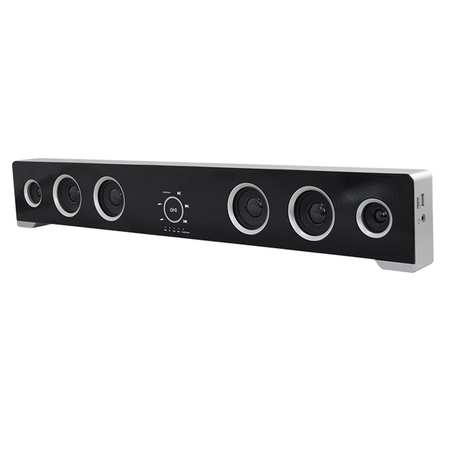 One Piece Home Theatre Bluetooth Speaker Soundbar System With USB RCA and Remote Control