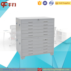 5-Drawer Foldable Modern Steel Map File Cabinet for Warehouse & Workshop Office Drawings Storage - Product Image 6
