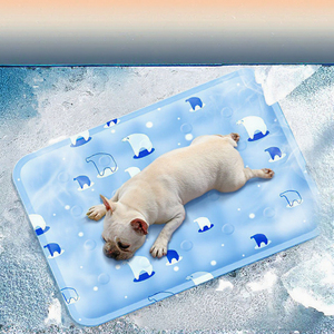 Almohadilla de enfriamiento para mascotas antifugas impermeable de PVC + Gel refrigerante de primera calidad para verano, varios tamaños con estilo moderno, entrega rápida - Product Image 3