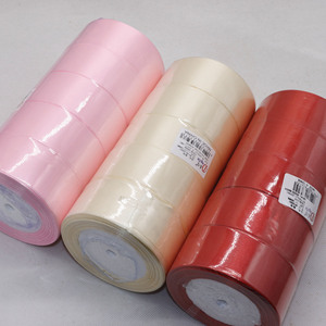 Ruộng băng satin bán buôn số lượng lớn 196 màu, tùy chỉnh 1.5 inch (4cm), một mặt, chất liệu polyester, dùng gói quà - Product Image 3