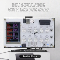 Simulator ECU untuk Mobil ELM327 OBD2 dengan Layar LCD Garansi 1 Tahun 12V Penggunaan Universal Platform Uji