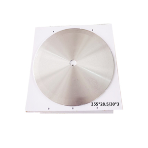 Lame circulaire industrielle de 355 mm pour la découpe de viande, couteau rond en acier inoxydable - Product Image 4