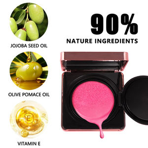 บลัชออนเนื้อคุชชั่น 6 สี แบรนด์ส่วนตัว เนื้อนุ่มเบาสบาย ช่วยให้ผิวดูอ่อนโยนและเสริมความงามให้ผิว - Product Image 4