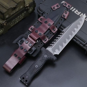 มีดอเนกประสงค์ ML M22 DIY OEM ปรับแต่งได้ สำหรับการเอาชีวิตรอด การล่าสัตว์ ด้ามจับ G10 ใบมีดสแตนเลสคมตรง ด้ามจับตรง - Product Image 4