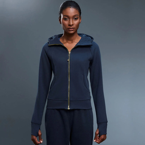 <span class=keywords><strong>Felpe</strong></span> <span class=keywords><strong>con</strong></span> Cappuccio Personalizzate da <span class=keywords><strong>Donna</strong></span> Antivento Foderate in Pile <span class=keywords><strong>con</strong></span> Collo Alto e <span class=keywords><strong>Cerniera</strong></span>, <span class=keywords><strong>con</strong></span> Foro per il Pollice sulle Polsini - Product Image 5