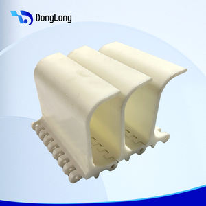 Eğim kaldırma konveyör dikey açı konveyör PVC kemer PU kemer modüler örgü kemer için özel zincir plaka saptırma - Product Image 4