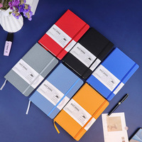 Cuaderno/Diario/Planificador Diario Personalizado al por Mayor, con Encuadernación en Espiral A5, Tapa Dura de Cuero PU, Hojas Sueltas y Cosido con Hilo