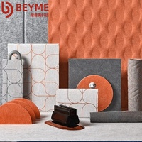 Panneau mural acoustique en PET pour le golf, panneaux décoratifs 3D absorbant le son pour les murs intérieurs d'hôtels et de restaurants